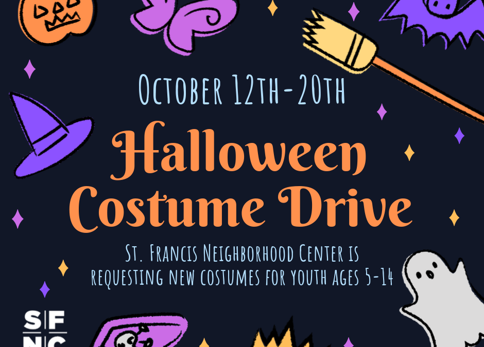 Halloween Costume Drive to Benefit St. Francis Neighborhood Center