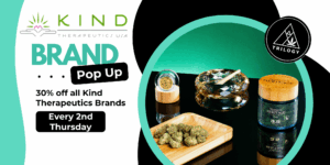 kind therapeutics pop up at trilogy wellness every 2nd thursday from 1:30 - 3:30