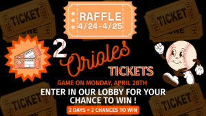 Orioles Raffle Tickets