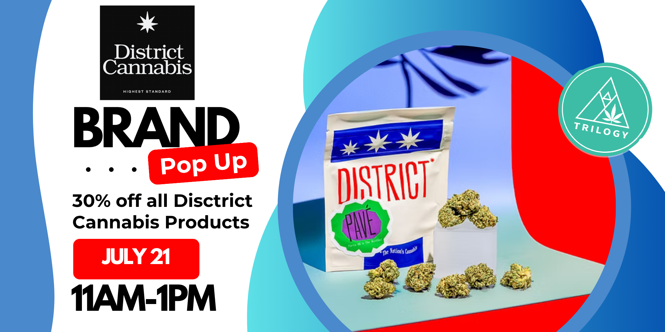 district pop up on july 21 from 11am - 1pm