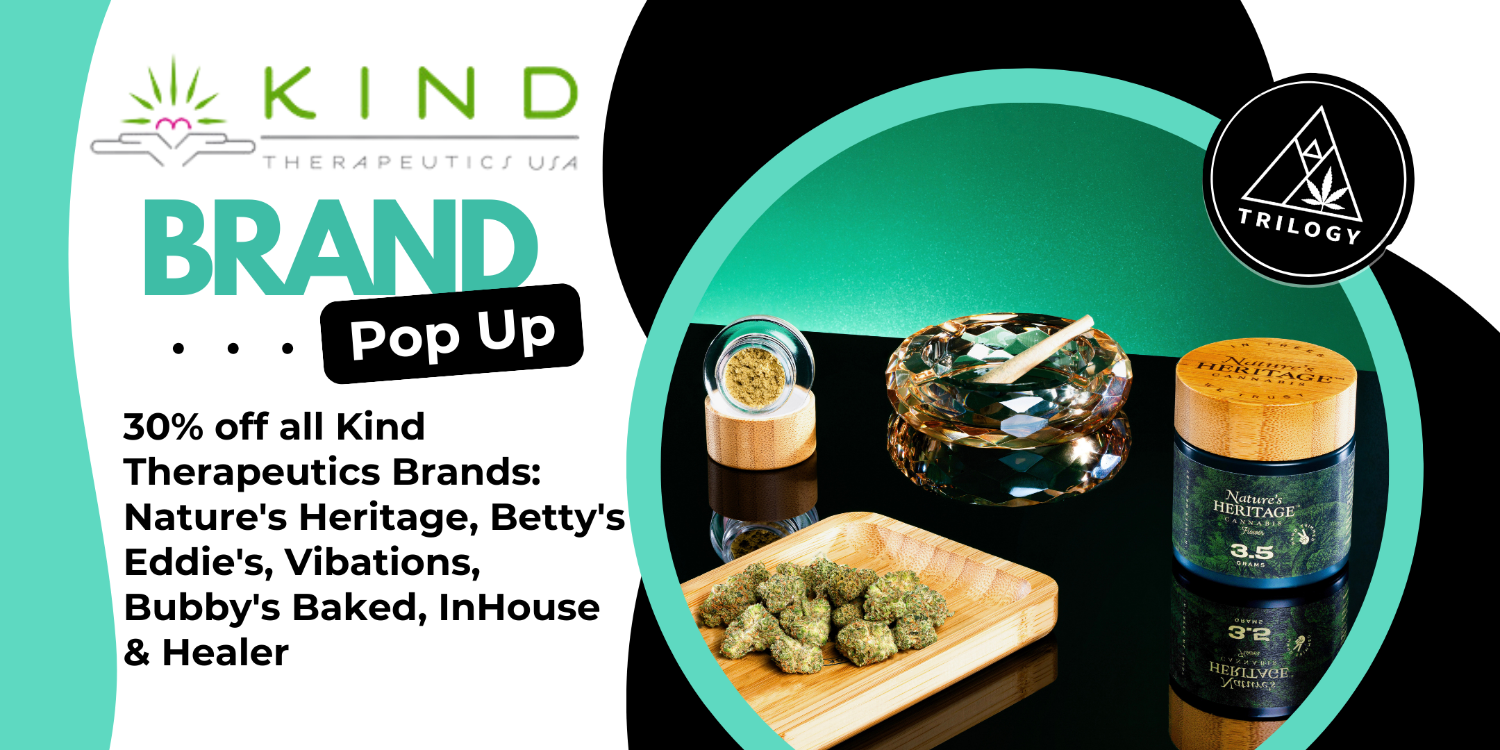 kind therapeutics ghodt pop up 30% offf all day