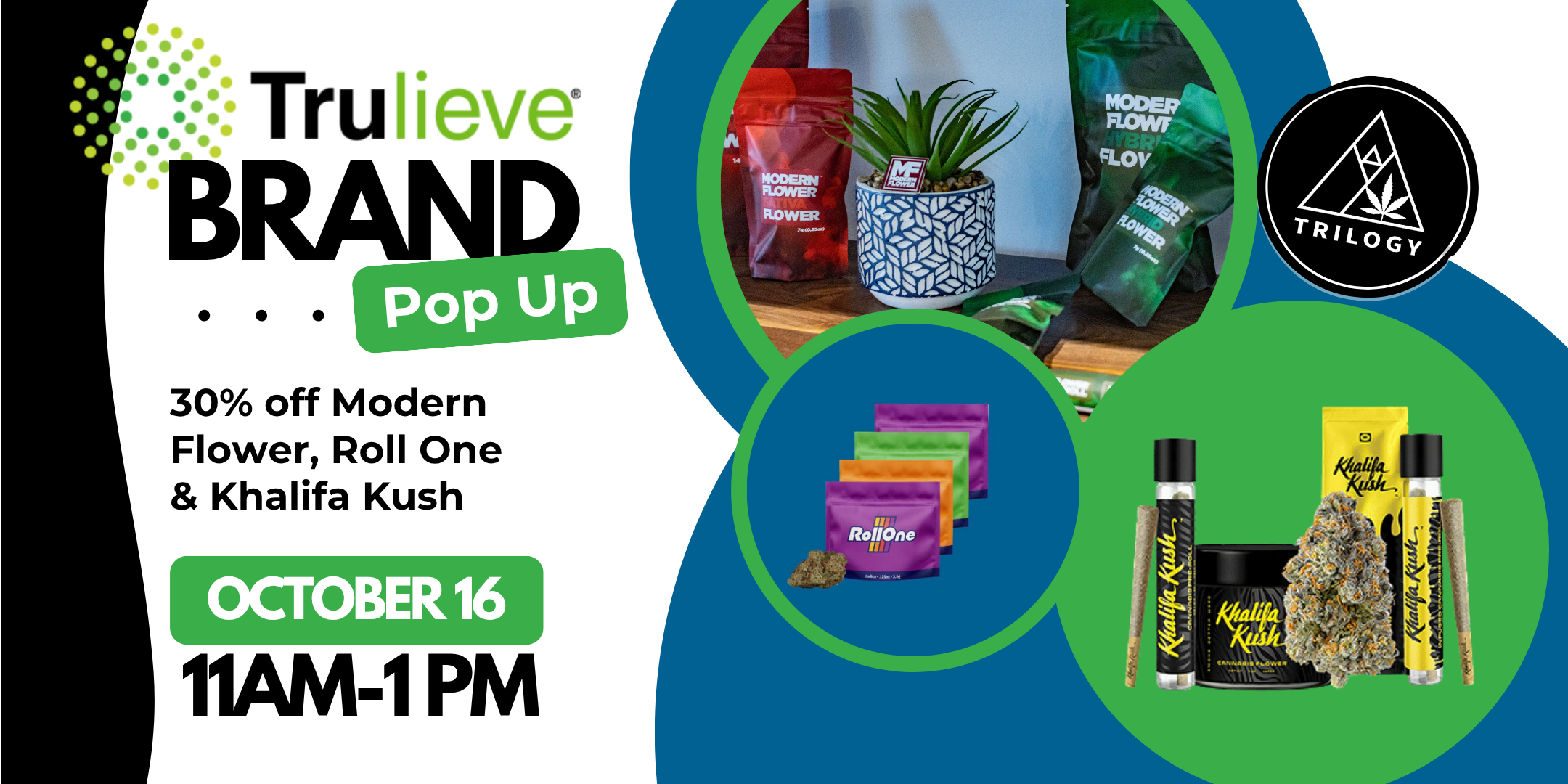 trulieve pop up november 20 from 11am - 1pm