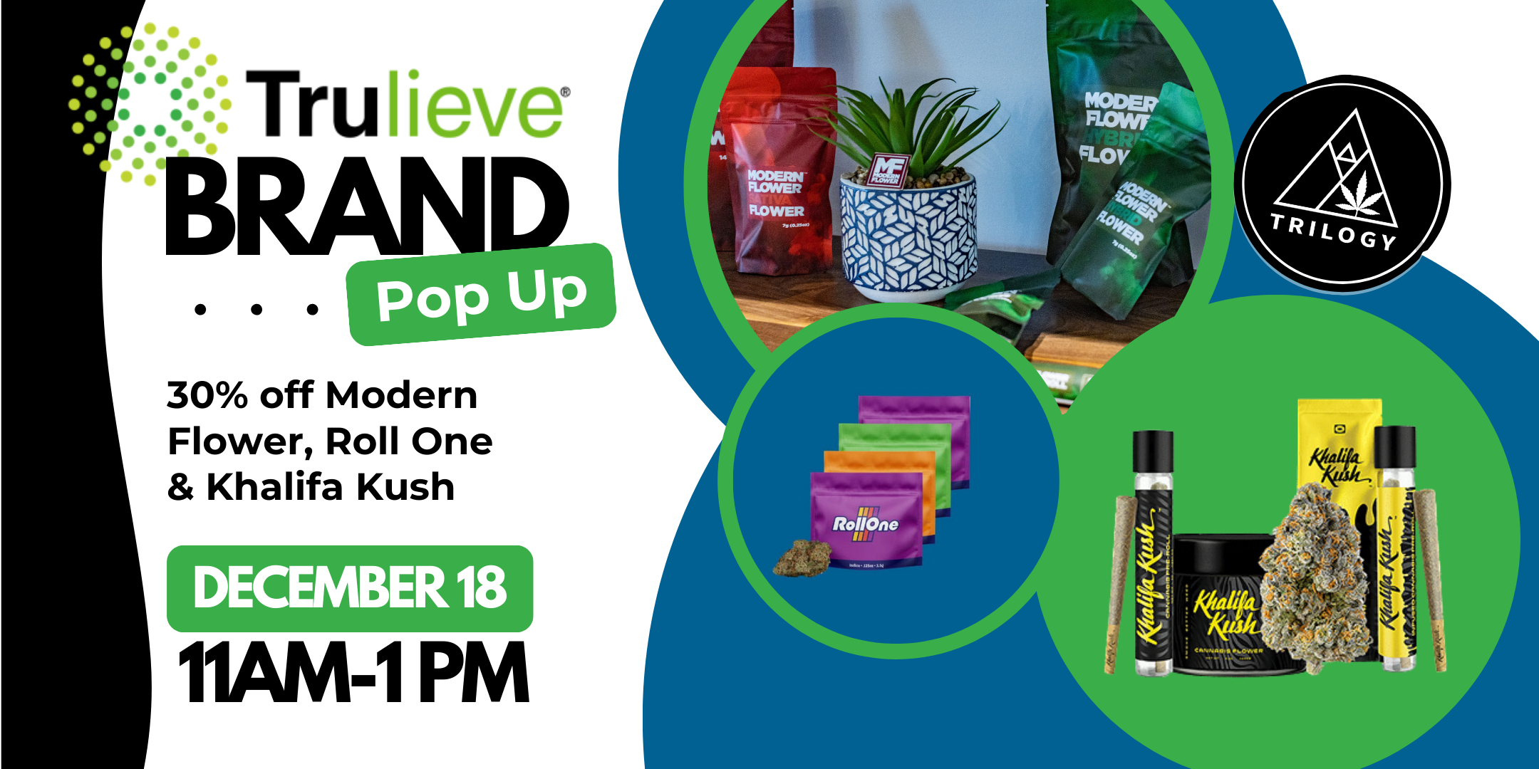 trulieve pop up december 18 from 11am-1pm