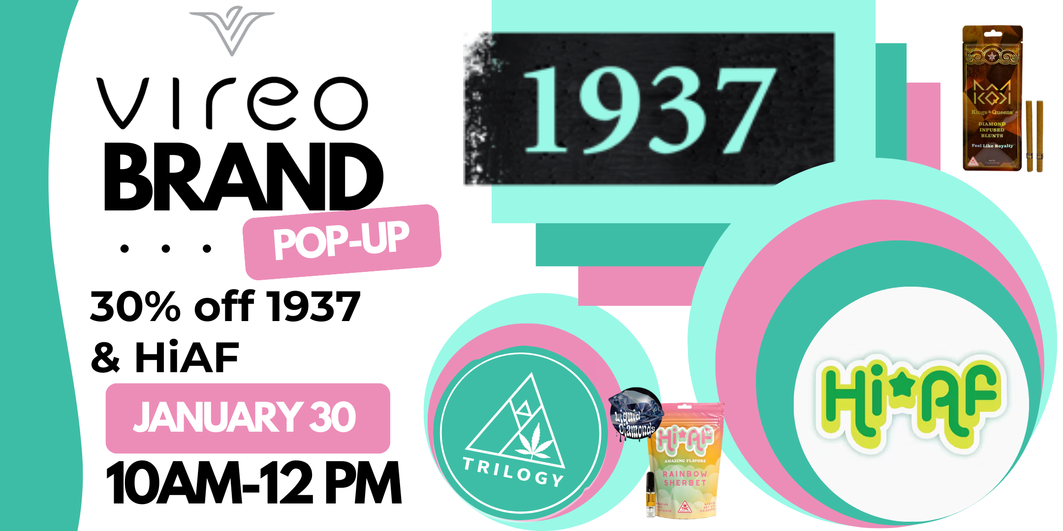 pop up with 1937 + kings and queens from 10am-12pm