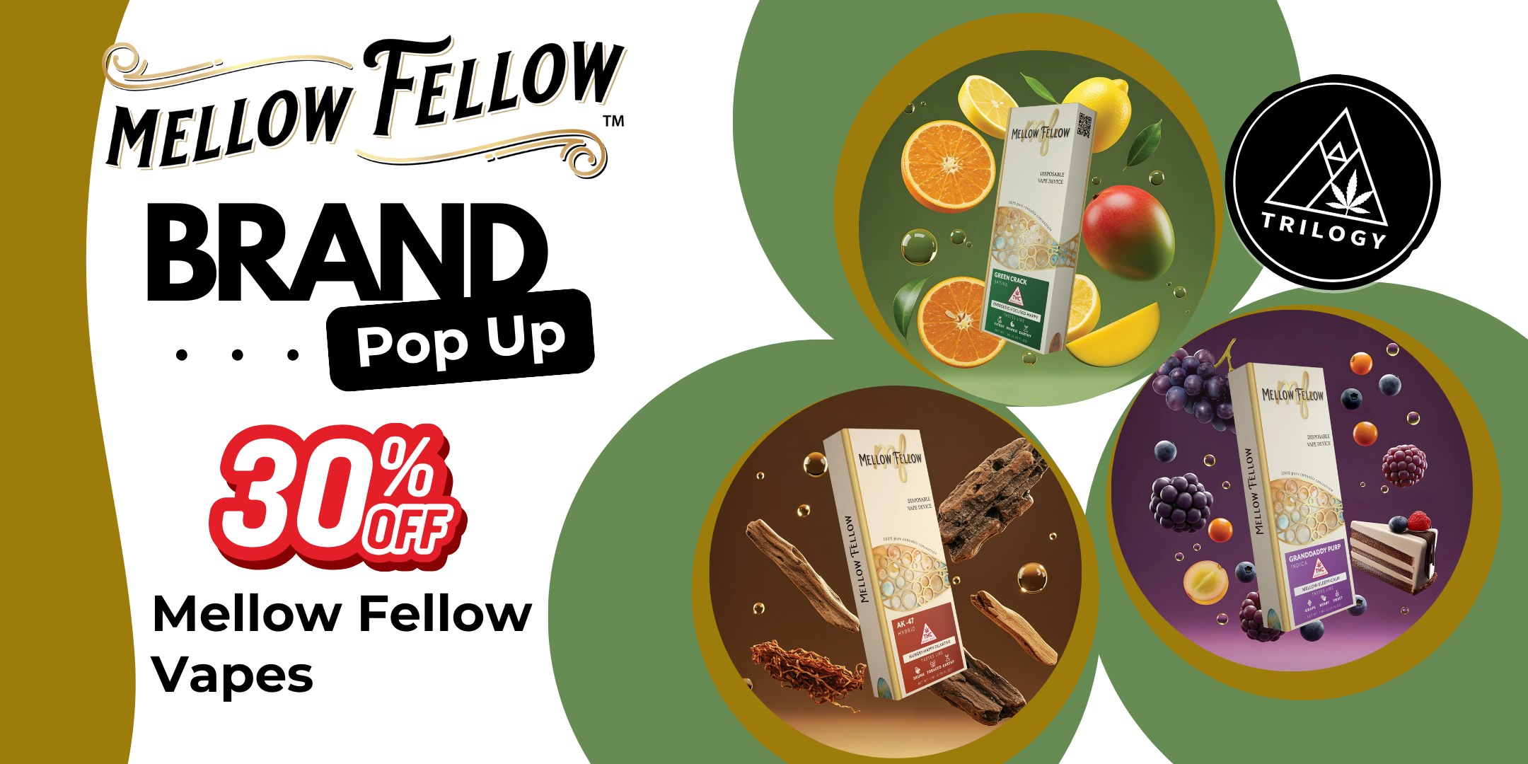 mellow fellow Pop Up 30% off 5:30-7:30