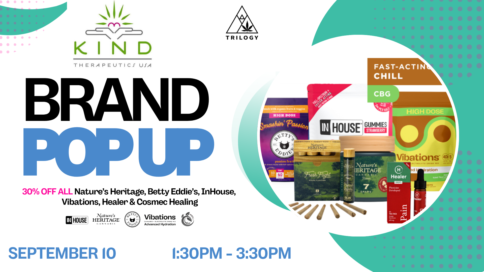 Kind Therapeutics POP UP September 10