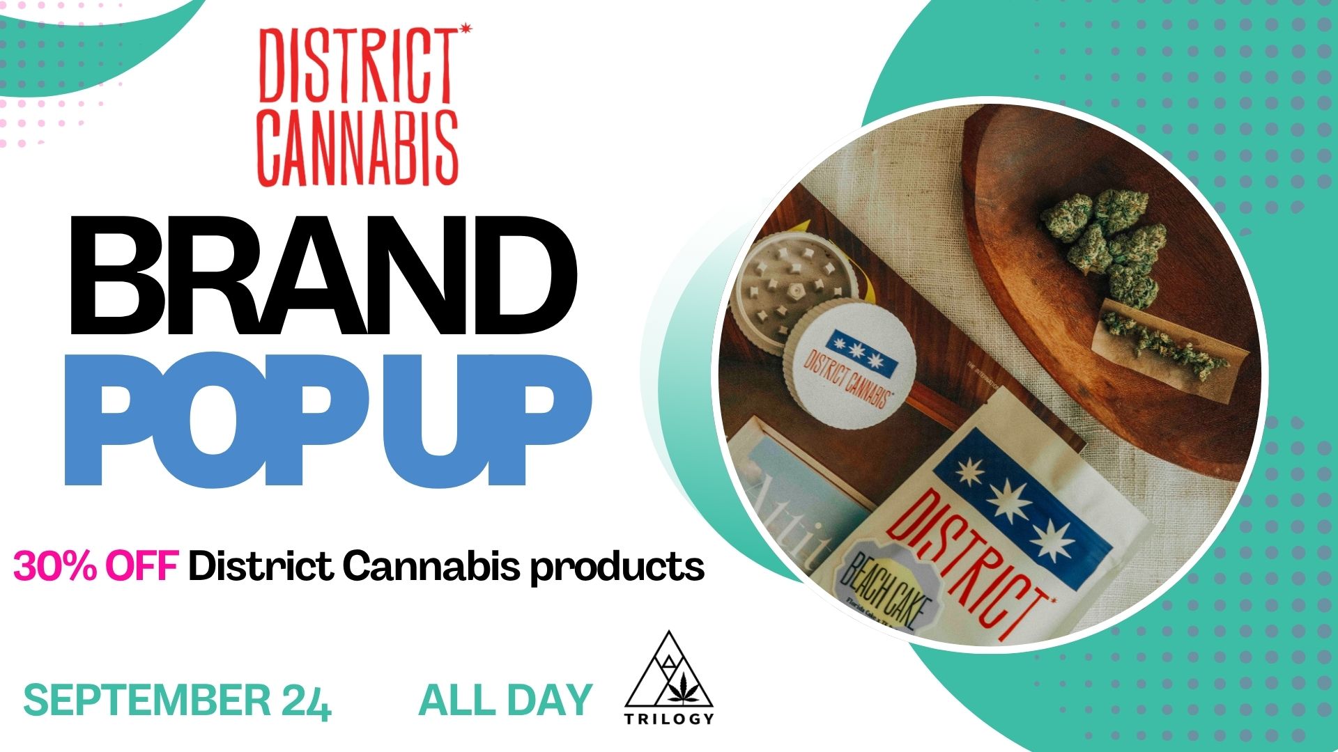 District Cannabis POP UP Thursday Sept 24