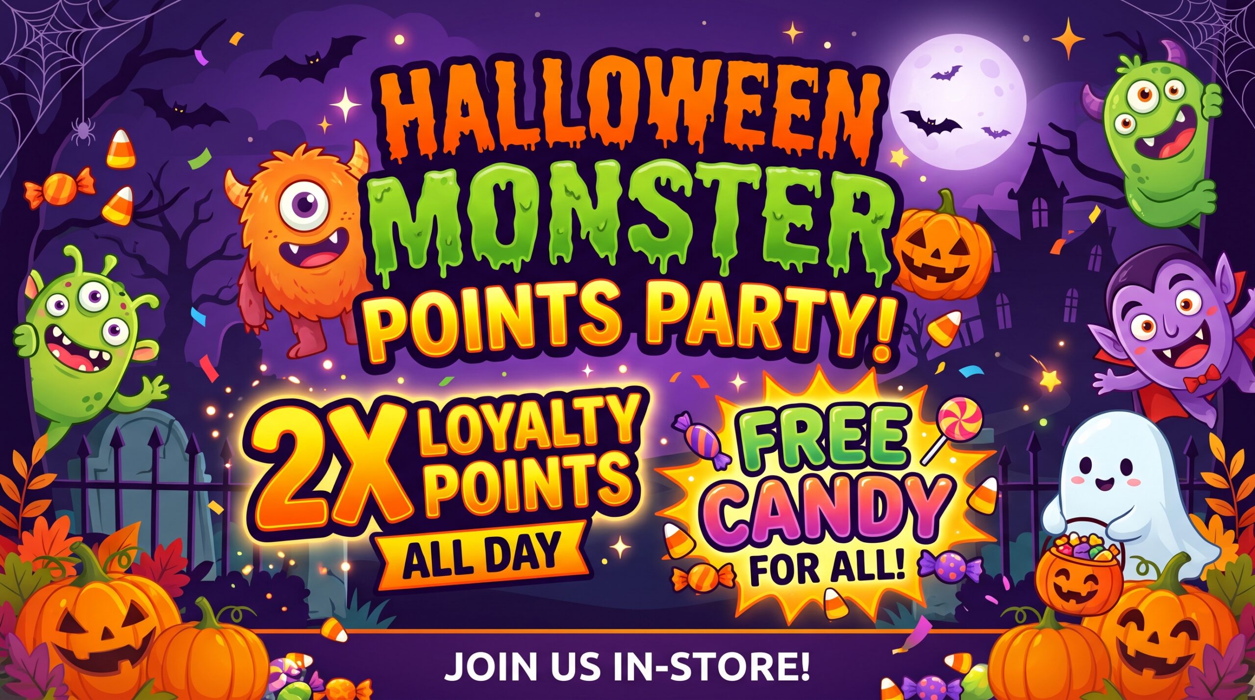 Trilogy Halloween Monster Points Party 2026