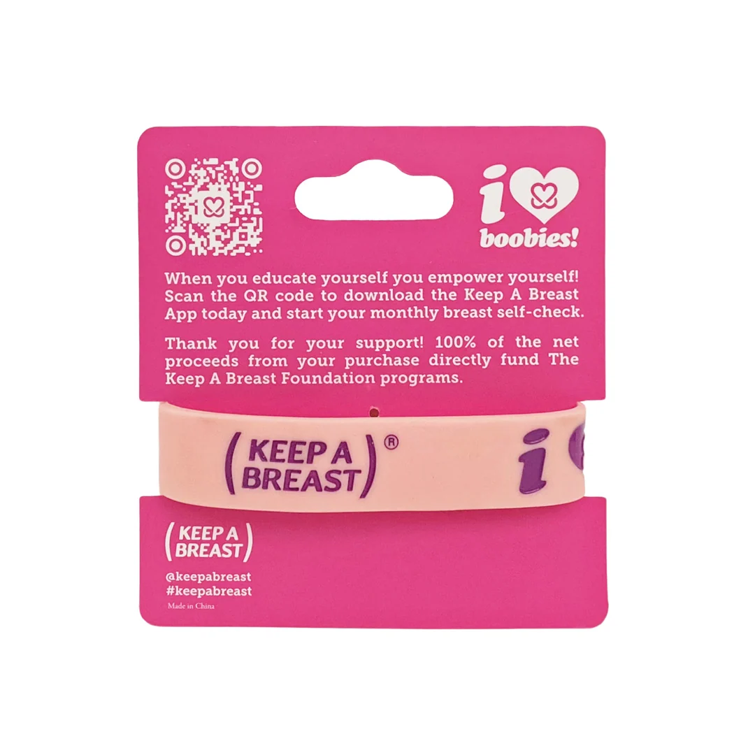 Keep A Breast (i heart boobies) Bracelet