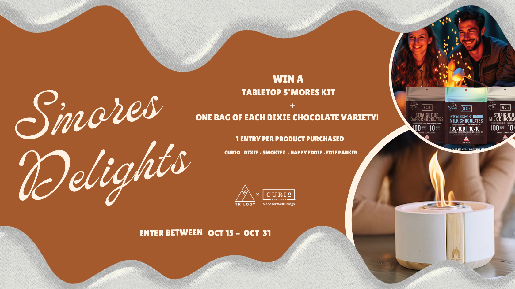 Trilogy S'mores Raffle TV Oct 15-31