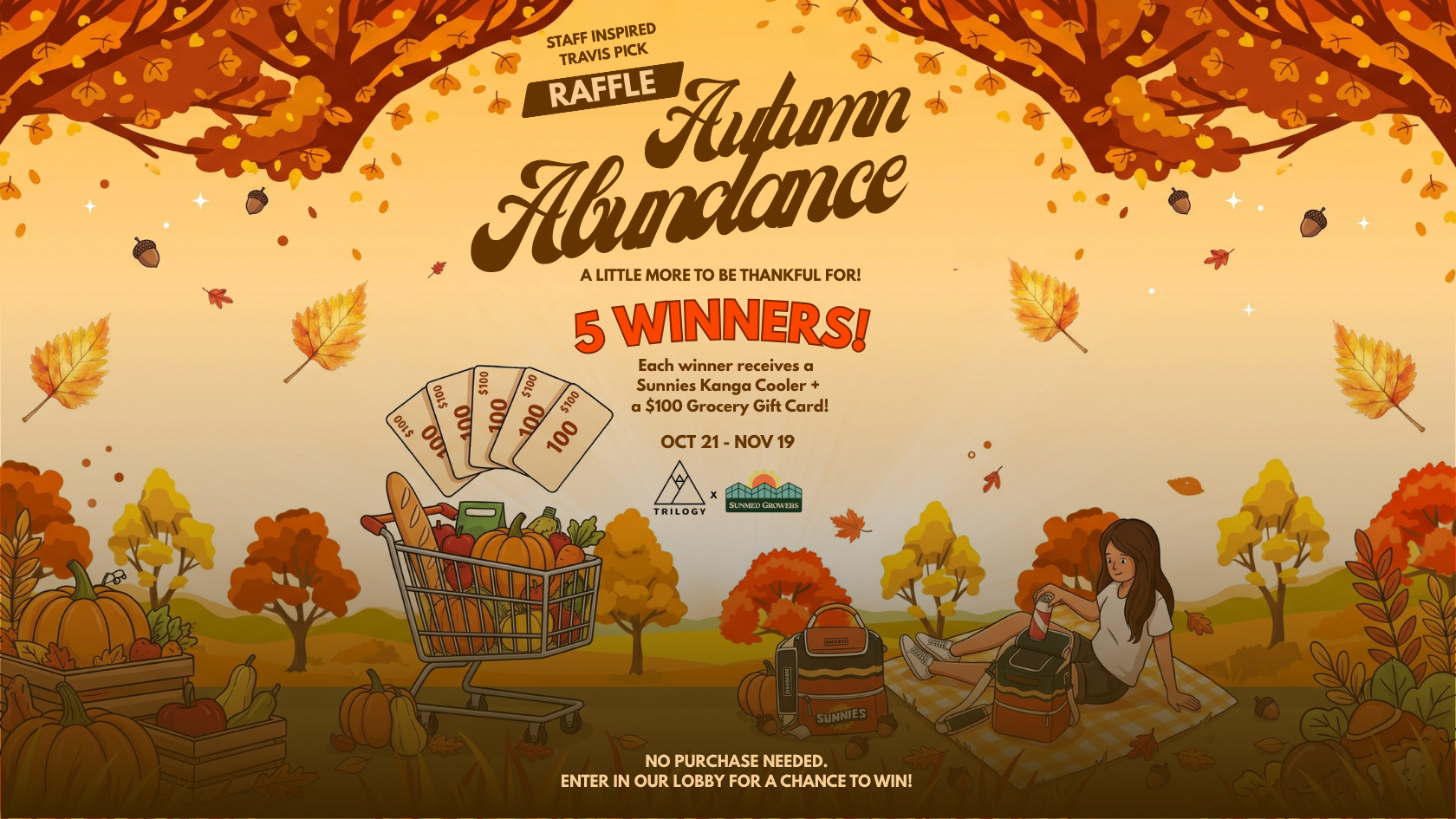 TV Groceries Raffle Autumn Abundance Raffle